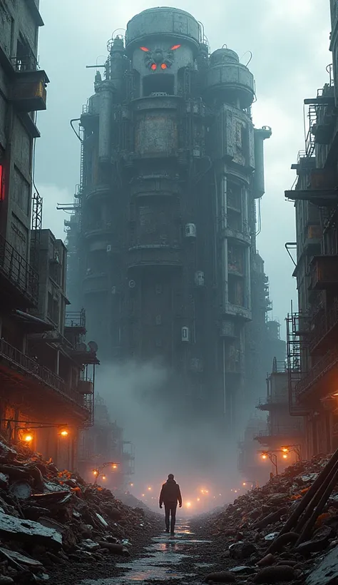  cyberpunk 、 Pile of iron trash