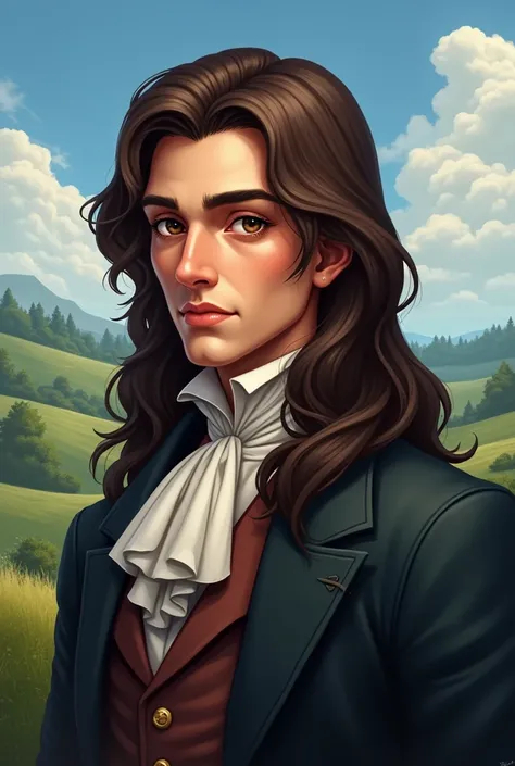 Elliott, Stardew valley,  long hair , , man, Victorian