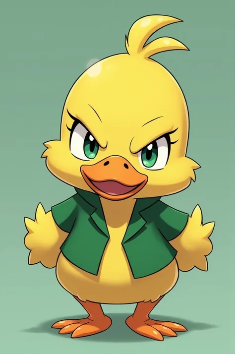  Im looking for a unique and creative design that combines Psyduck ,  the yellow Pokémon with psychic abilities , wearing a costume inspired by the Grinch .  I would love to see Psyduck with the iconic Grinch appearance,  including its green suit and misch...