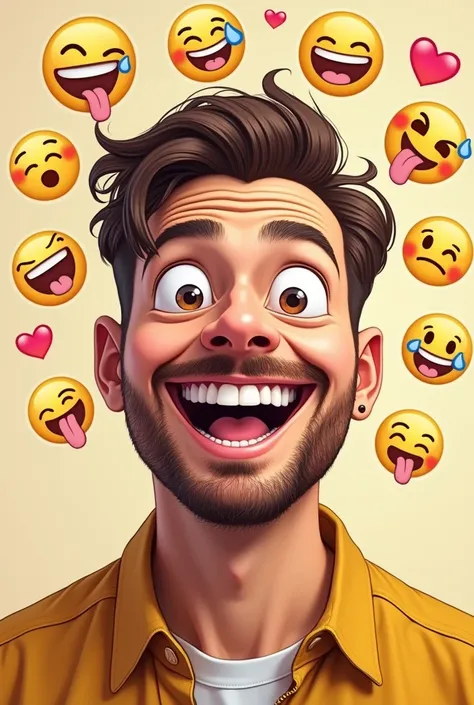 Funny man emojis mans photo 