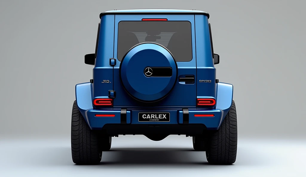 2025 Carlex vintage Mercedes G glass neat blue color back side 