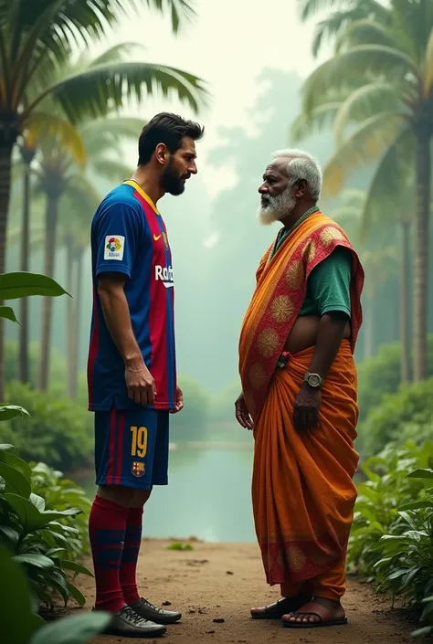 Messi and kerala minister pinarayi vijayan talk