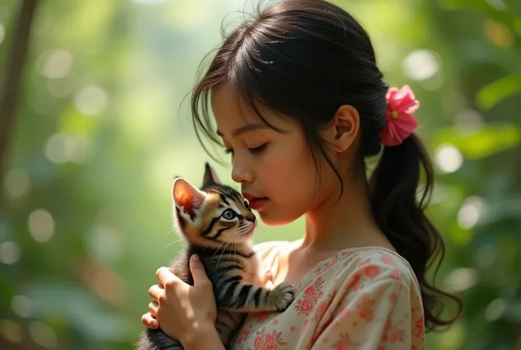 18 years bangladeshi beautifull girl with a kitten. looking beautifull nice and amazine. natural viwe