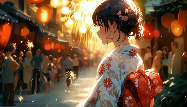  fireworks　yukata