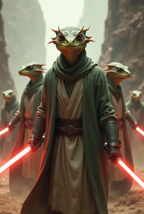 Reptile race pogona version jedi