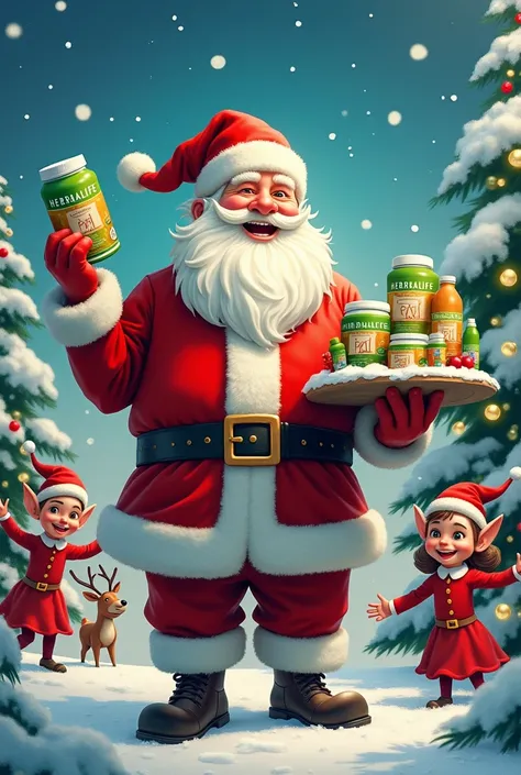 Santa clause making herbalife 