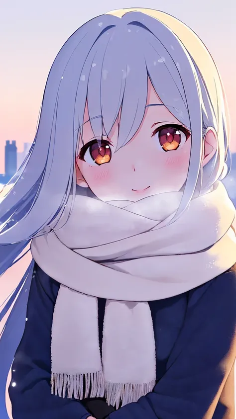 (masterpiece:1.4, best quality:1.4, ultra detailed:1.3, high resolution:1.2)
(beautiful young girl:1.4, cute face:1.4, innocent expression:1.3, long hair:1.3)
(winter coat:1.3, warm scarf:1.3, winter fashion:1.2, warm gloves:1.2)
(cold winter morning:1.3, ...