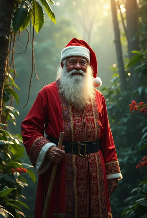 Realistic Santa Claus from the Amazon 