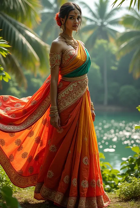 A  south Indian costume 