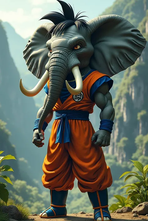 Goku plus elephant 