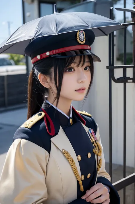 Erotic pictures of Oshinoko Arima Kana in uniform