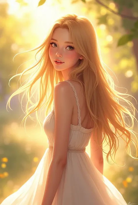  Take a picture Take a picture of a blonde girl ,  have a young face and I can use it as a full figure and phone background and be in a summer dress and be a live image not anime be young, and in lingerie 