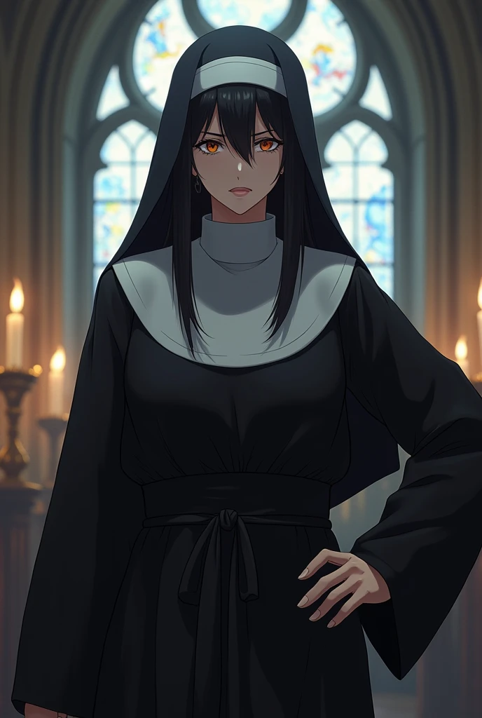 Anime nun fart femdom