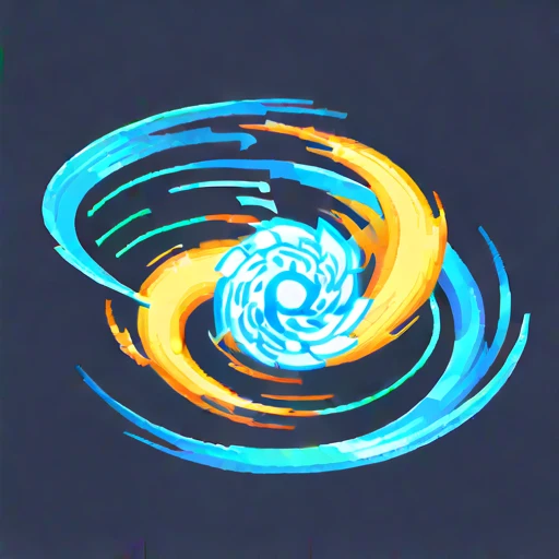 Design a pixel art icon in SNES-style graphics for a skill named ‘Tamjuedul’s Hurricane.’ The icon should depict a dynamic and swirling motion, focusing on a powerful kick at the center. Show a glowing leg or foot mid-kick, surrounded by spiraling wind cur...