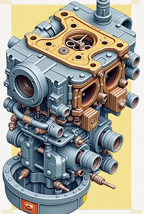 Create a carburettor for a s car part book