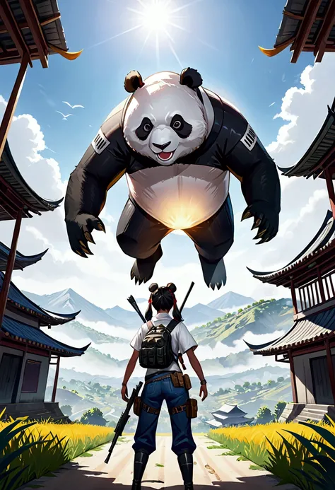 make me an avatar for pubg write "ASIA • Panda" below