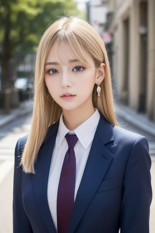  1 girl, alone,  high definition , chest,pretty girl　 the most beautiful woman in the world　president　suit　Rich　 Tall　  Older sister  　 Career Woman 　 and the nose is tall　BIG CHEST , masterpiece,  best quality,  sexy　Half Japanese　 shirt 　 ties　High-end b...