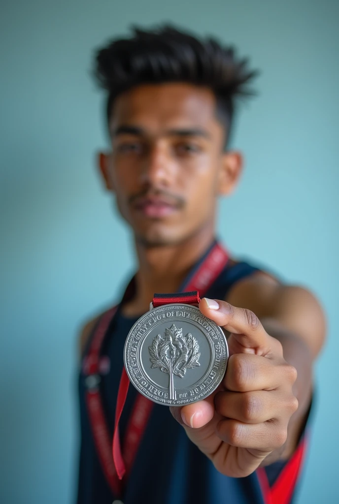 Chirag name with silver medal 