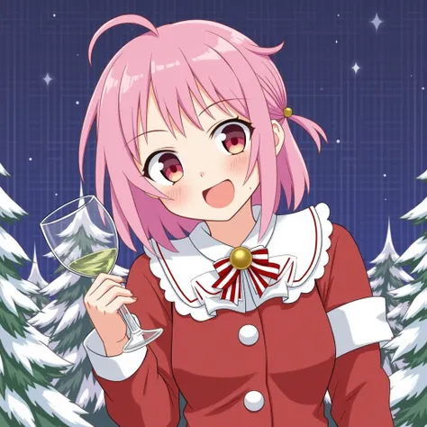   from customers （Nazuna）。Dracula has   。   she flies through the Christmas night sky 。  There are characters 。 her hair is pink and bob hair   。on clothes（Myow ）  It was written  。   she has a cute face and is liked by everyone  。   has a heart that is se...