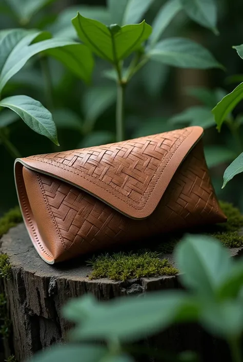 Eyeglass case made of beautiful material, not made of leather, vvide kopmosa 