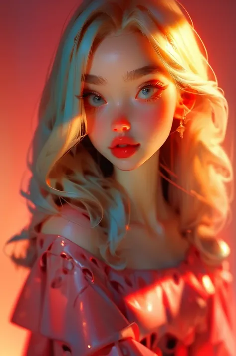  very detailed,  extremely realistic,  hyperrealism,  super real ,  top quality,(  masterpiece on penis , soft lighting ,  stylish eyes with attention to detail: 1.2),15-year-old girl, (cute), the night of Christmas Eve 、off-the-shoulder sheer red top,  ga...