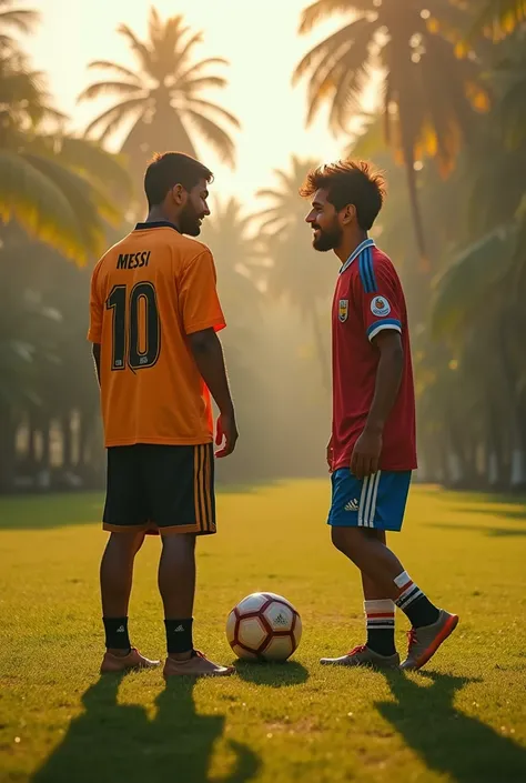 Kerala local ren meets lionel messi in kerala