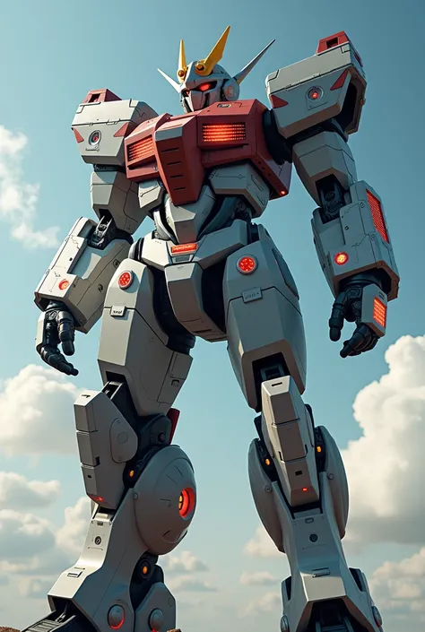 Realistic daddy flying CG Titan Vermelha