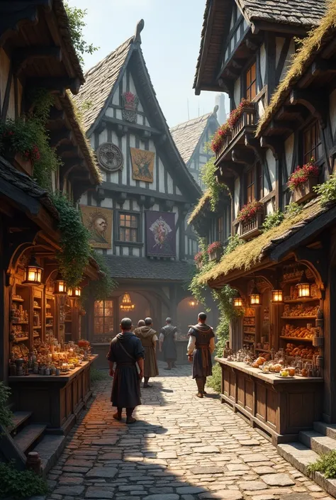 Worten store but in medieval style