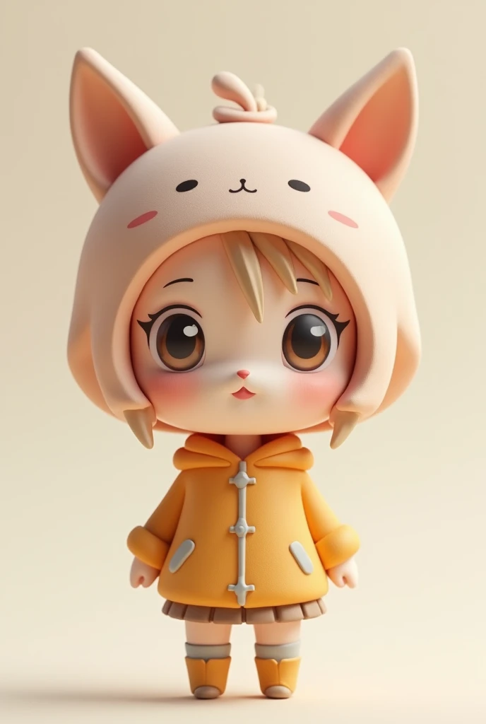 Create a unique 3D anime chibi character figure 