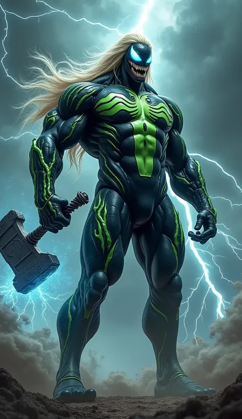 Venom and thor fusion 
