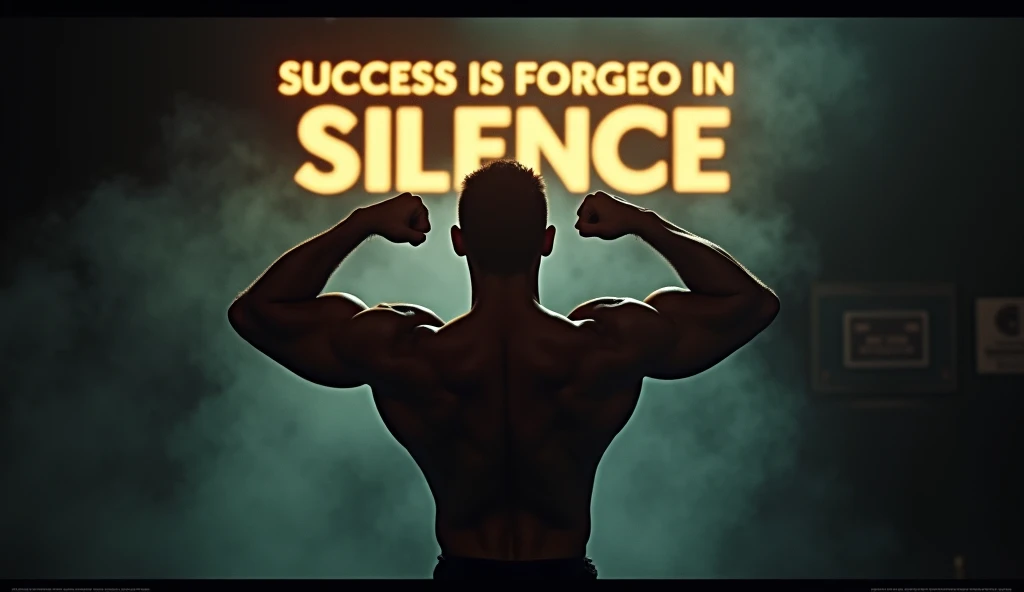  For a miniature with a bodybuilder that attracts attention and arouses curiosity ,  I suggest this cinematographic description :

 Dark background image ,  with dramatic lights focused on a bodybuilder in the center ,  showing his muscular physique promin...