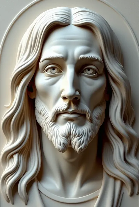 Jesus portrat relif art