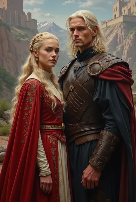 rhaenys targaryen and aegon 1 targaryen 