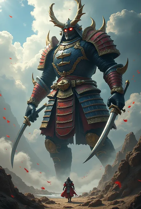 Giant samurai demon 