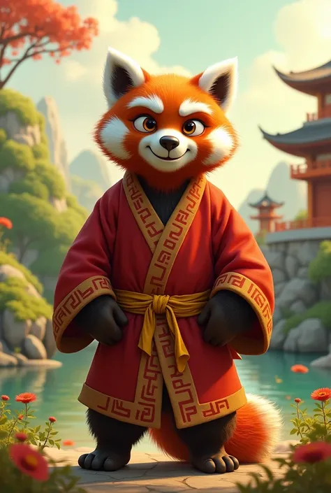 Master Shi Fu by Kun Fu Panda, Happy full body 