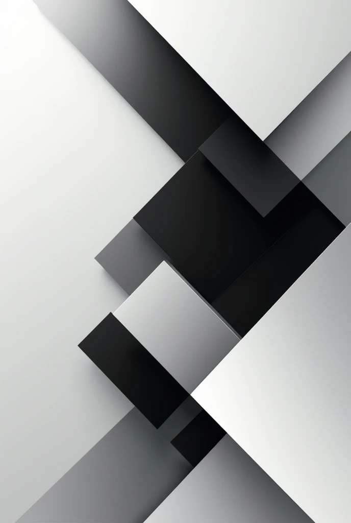 a banner for a website in black and white geometric shape 