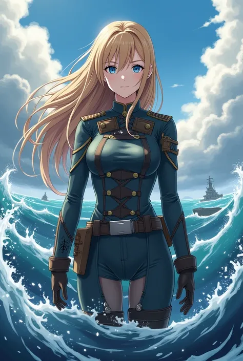 Gadis Anime Kapal Perang KMS Bismarck 