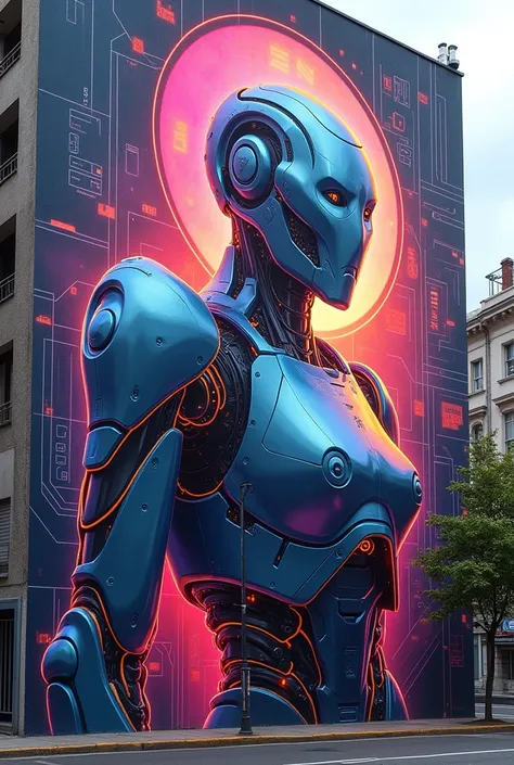  A mural to paint outside my robotics store, something that will attract public attention when it happens , Something else for ren 