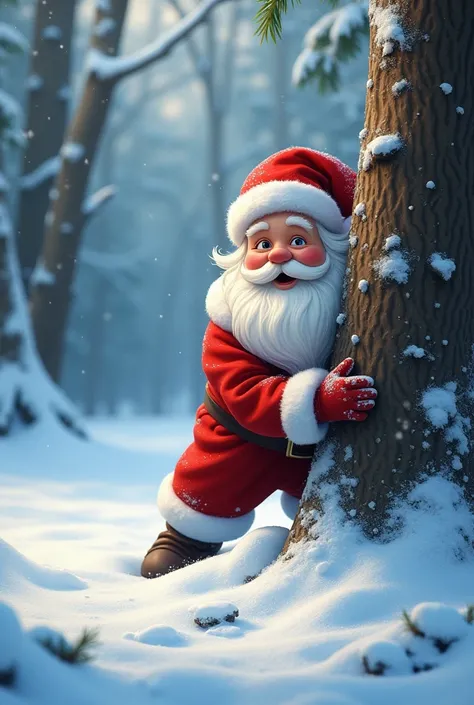 Santa Claus hide-and-seek