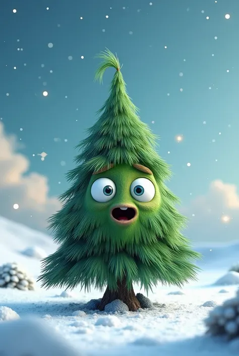 Little pine with little eyes and a small mouth I would love to see you in the middle of the North Pole
