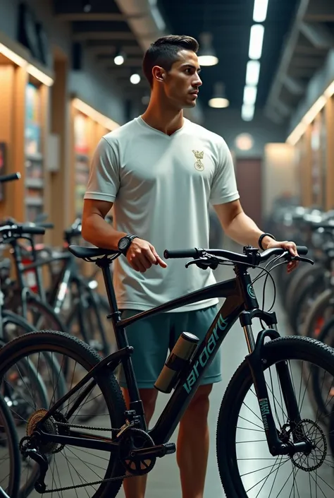 Ronaldo buying a new bike