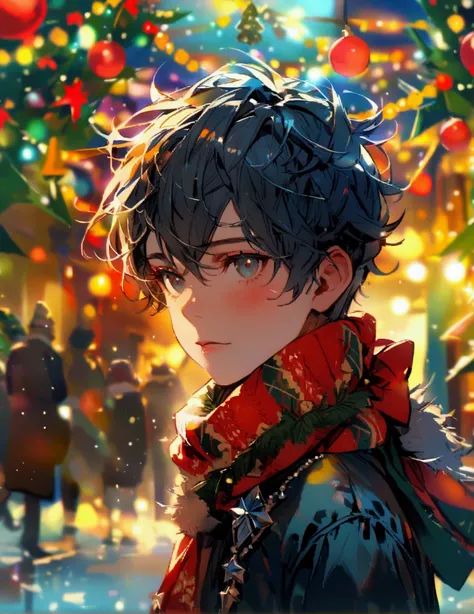 Christmas boy cute