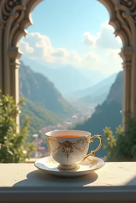 No something beyond the picture like tea of cup beautiful screen. 