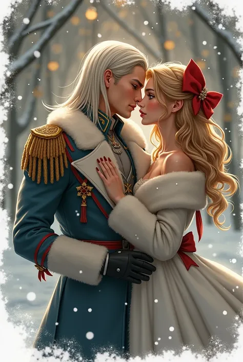  The Wattpad cover is dedicated to the novel of an incredibly beautiful young femme fatale in a fur coat, with a red bow on her head ,  of an incredibly beautiful blonde ,  princess Venus and Earth Army General , a very beautiful , handsome , , a courageou...