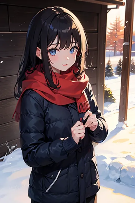 winter, 1 girl , 