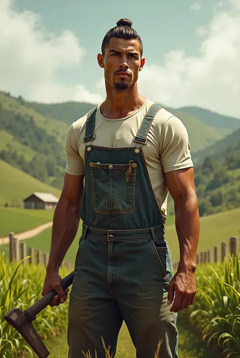 Ronaldo as a farmer 