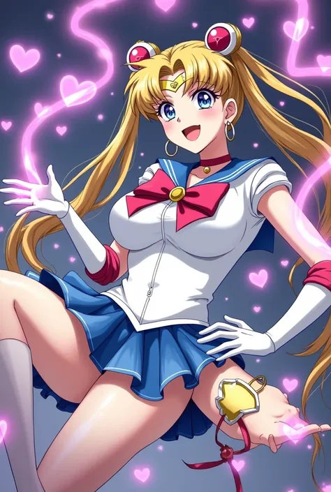  and was hypnotized 、 the big breasted magic warrior 、 former Sailor Moon who passed out 、 Pleasure Hell in Sailor Moons arms 、The pink magic of Sailor Moon with obscene hands that emits Hypnotic light are penetrated by the pleasure climax of drains deadly...