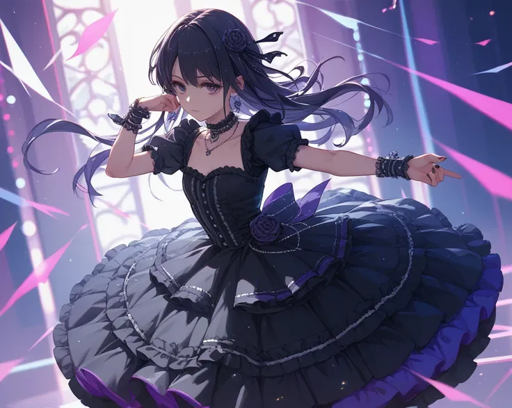 Kanade Yoisaki( Project Sekai Colorful Stage！ )、Dance venue、 Gothic Dresses 、Elegance、
