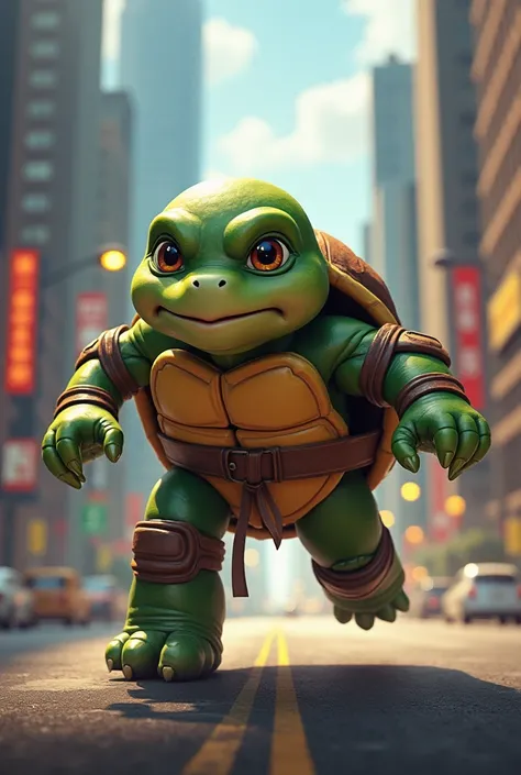 Baby turtle super hero