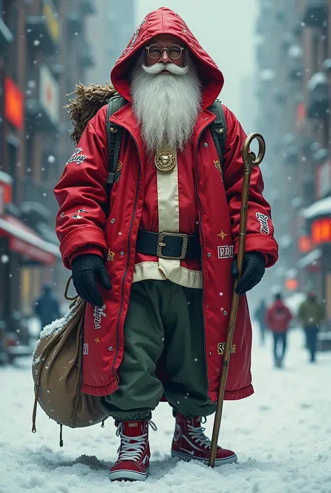  A Saint Nicolas with a slightly streetwear style who wears for example Supreme or things like that, but while remaining faithful to the tradition and the mytho of the character 